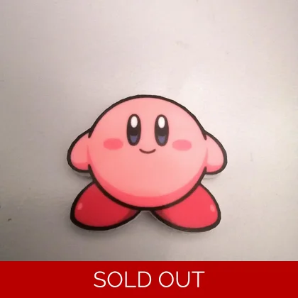 Kirby pin badge